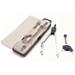   Körző készlet fém-műanyag CBA2555 Sakota - ceruza fogó adapterrel