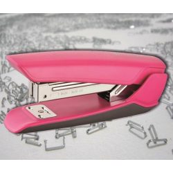 Tűzőgép 335 rózsaszín Nowa (30 lapig, 24/6 26/6 kapocs)