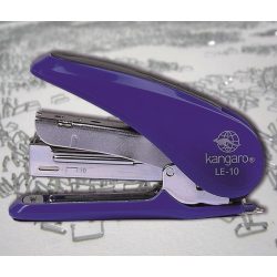   Tűzőgép LE-10 kék Kangaro (20 lapig, No.10 kapocs) - 50%-kal kevesebb erőkifejtés