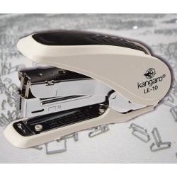   Tűzőgép LE-10 csont fehér Kangaro (20 lapig, No.10 kapocs) - 50%-kal kevesebb erőkifejtés