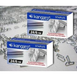 Tűzőgépkapocs 24/6 Kangaro 1000db