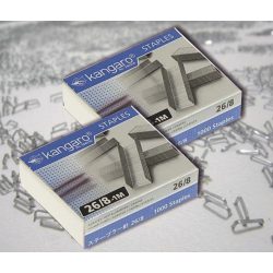 Tűzőgépkapocs 26/8 Kangaro 1000db