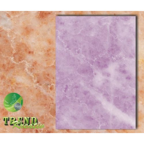 Kreatív karton márvány matt lila KreatívTREND A/4 (210x297mm) 250g