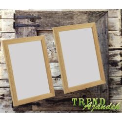   Fényképkeret 130x180mm fa világosbarna Solva AjándékTREND