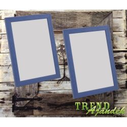 Fényképkeret 210x297mm fa kék Solva AjándékTREND